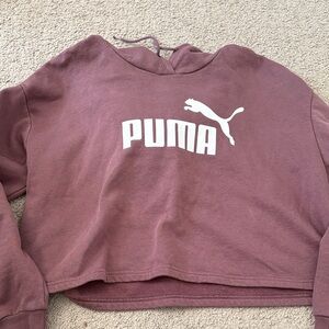 PUMA Women's Dusty Purple Crew Neck Sweater